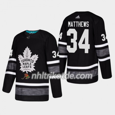 Toronto Maple Leafs Trikot Auston Matthews 34 2019 All-Star Adidas Schwarz Authentic - Herren